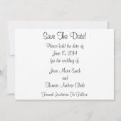Western sparen de Datum Save The Date (Achterkant)