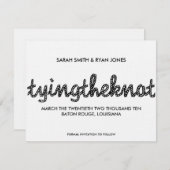 Western sparen de Datum Save The Date (Voorkant / Achterkant)