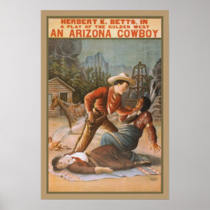 Western spel Poster