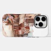 Western stadsmeisje te paard Case-Mate iPhone case (Achterkant (horizontaal))
