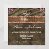 Western Star-foto kaart Koraal Grads Zebra Suede 2 (Voorkant)