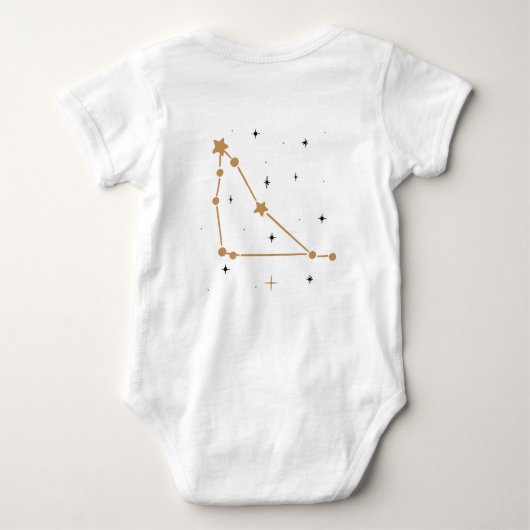 Western sterrenbeeld - Steenbok Romper (Achterkant)