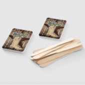 western sterrencowgirl voor woeste bosbloem handwaaier (Niet-gemonteerd)