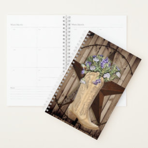 western sterrencowgirl voor woeste bosbloem planner