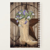 western sterrencowgirl voor woeste bosbloem planner (Achterkant)