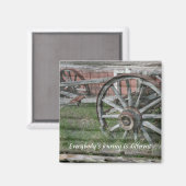 Western stijlvol wielwielmagneet magneet (Voorkant / Achterkant)