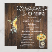 Western Sunflowers We still do Wedding Anniversary Kaart (Voorkant / Achterkant)