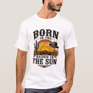 Western Sunsondergang Boen In De Zon T-Shirt