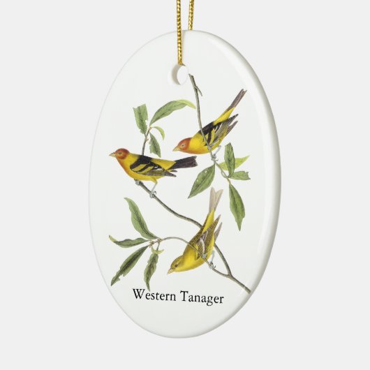Western Tanager - John James Audubon Keramisch Ornament (Links)