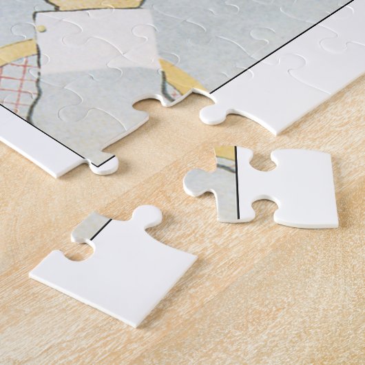 Western tanentovenaarsreizen legpuzzel (Zijkant)