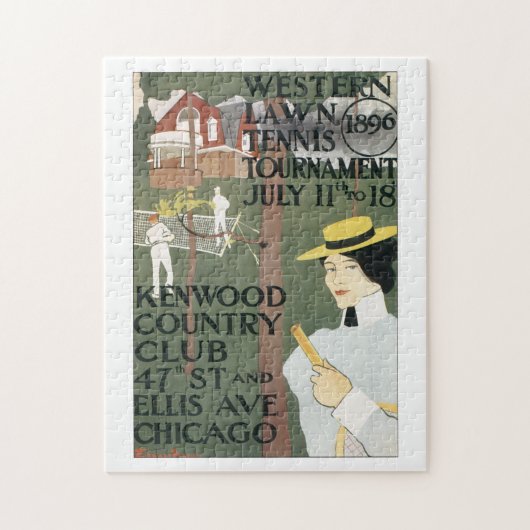 Western tanentovenaarsreizen legpuzzel (Verticaal)