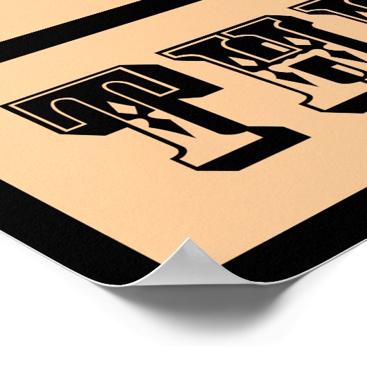 Western teken ~ De waterkant Poster (Hoek)