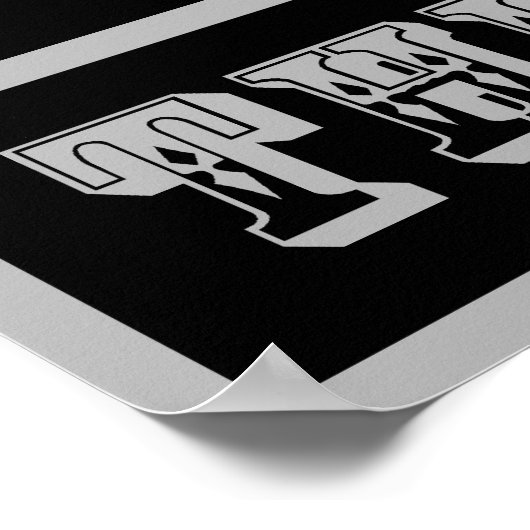 Western teken de waterkant poster (Hoek)