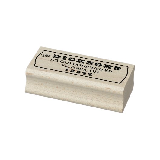 Western terugkeeradres Stempel Oude Fashioned Cust (Stempel)
