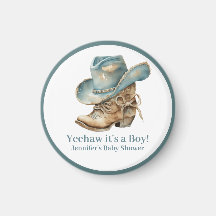 Western thema Baby shower Favor