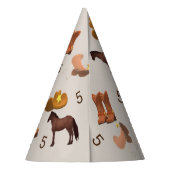  Western thema Feesthoedjes (Achterkant)