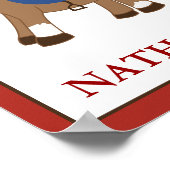 Western thema Horse Nursery Print (Hoek)