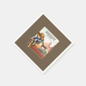 Western thema Howies Cowboy Birthday Servet (Hoek)