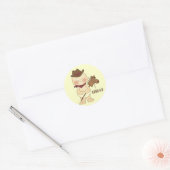 Western Thema Schattige Baby Cowboy Fun Stickers (Envelop)