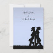 Western thema Uitnodiging (Voorkant)