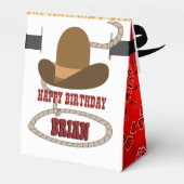 Western thema Ventiekader Bedankdoosjes (Achterkant)