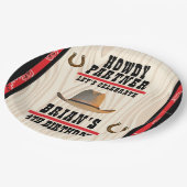 Western Theme Paper Plate Papieren Bordje (Gekanteld)