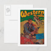 Western tijdschrift Hoesje 2 Briefkaart (Voorkant / Achterkant)
