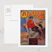 Western tijdschrift Hoesje 3 Briefkaart (Voorkant / Achterkant)