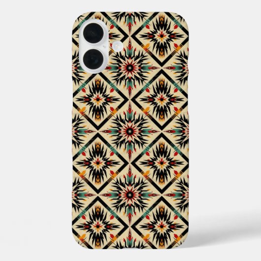 Western tiled pattern lovers Case-Mate iPhone case (Achterkant)