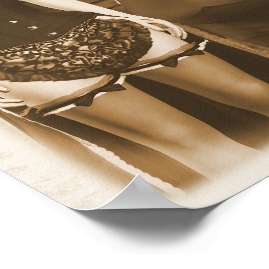 Western Townfolk - Klein Poster (Hoek)