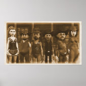 Western Townfolk - Klein Poster (Voorkant)