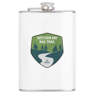 Western treinspoor Maryland Heupfles