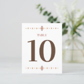 Western Trouwtafel nummer (Staand voorkant)