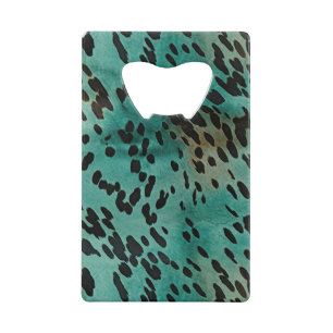 Western turkoois creditkaart flessenopener