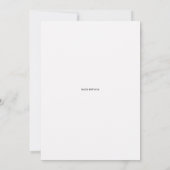 Western Typografie Foto Lijst Black Save The Date (Achterkant)