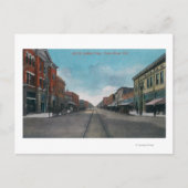 Western Uitzicht uit de vierde straat # 2 Briefkaart (Voorkant)