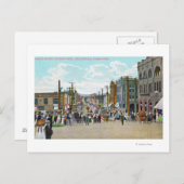 Western Uitzicht uit Holly Street Briefkaart (Voorkant / Achterkant)