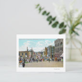 Western Uitzicht uit Holly Street Briefkaart (Staand voorkant)