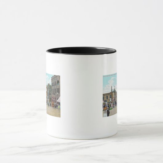 Western Uitzicht uit Holly Street Mok (Midden)