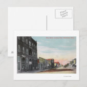 Western Uitzicht uit Main StreetKennewick, WA Briefkaart (Voorkant / Achterkant)