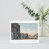 Western Uitzicht uit Main StreetKennewick, WA Briefkaart (Staand voorkant)