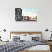 Western Uitzicht uit Main StreetKennewick, WA Canvas Afdruk (Insitu (Slaapkamer))