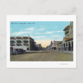 Western Uitzicht uit Main StreetVisalia, CA2 Briefkaart (Voorkant)