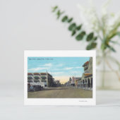 Western Uitzicht uit Main StreetVisalia, CA2 Briefkaart (Staand voorkant)