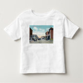 Western Uitzicht uit Main StreetVisalia, CA Kinder Shirts (Voorkant)