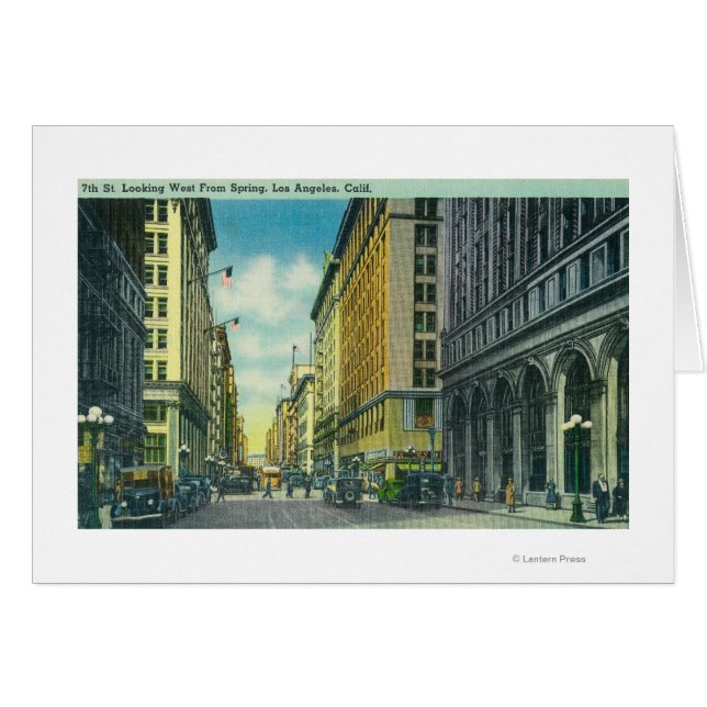Western Uitzicht van 7th Street van Spring Street (Voorkant Horizontaal)