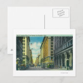 Western Uitzicht van 7th Street van Spring Street Briefkaart (Voorkant / Achterkant)