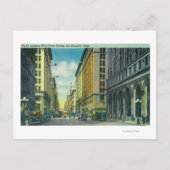 Western Uitzicht van 7th Street van Spring Street Briefkaart (Voorkant)