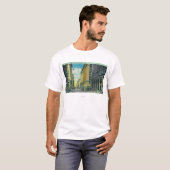 Western Uitzicht van 7th Street van Spring Street T-shirt (Voorkant volledig)