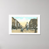 Western Uitzicht van Court Street Canvas Afdruk (Voorkant)